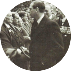 A picture from 1935 showing the Duke of Kent attending the official opening of Hornsey Town Hall.